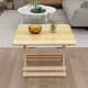 Solid wood folding table, portable dining table for outdoor stalls and barbecue restaurants, simple table for eating, home learning square table