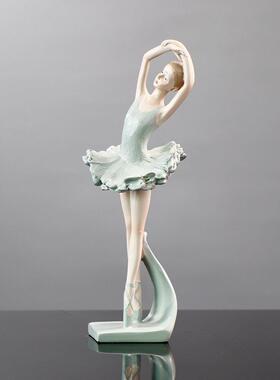 创意家居树脂工艺品芭蕾舞女孩客厅卧室艺术样板间家居装饰品摆件