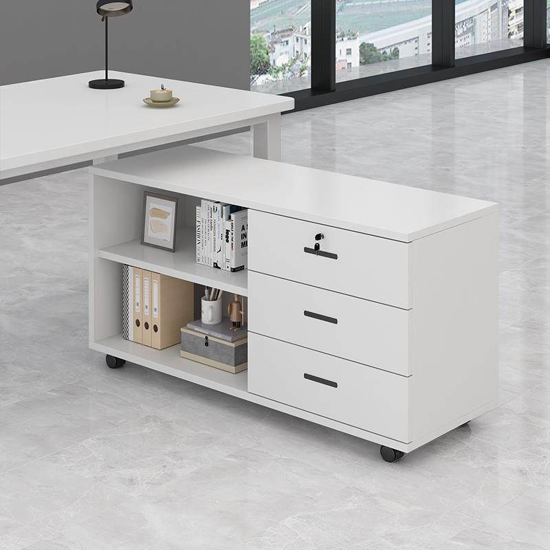 文件柜桌下收纳柜办公柜置物柜边柜木质落地收纳柜矮柜带锁抽屉柜,淘宝优惠券,粉丝福利购,淘宝优惠卷