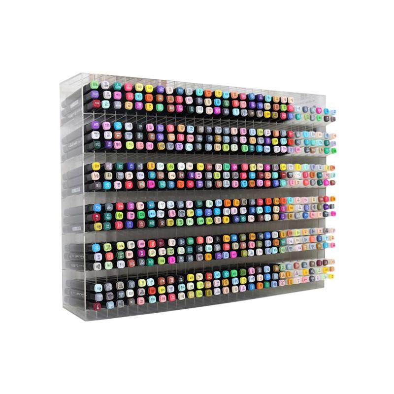 丙烯马克笔收纳架斜插式笔架展示架桌面彩笔文具店支架美术画笔收,淘宝优惠券,粉丝福利购,淘宝优惠卷