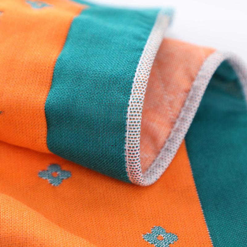 三层纱布棉枕巾加大加厚枕头巾四季学生成人欧式柔软吸汗情侣盖巾 - 图2