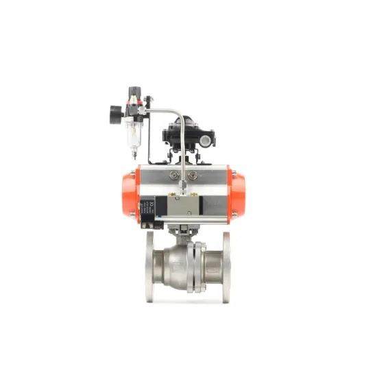 Switch high temperature Q641F-16P stainless steel flange signal feedback cut off AT pneumatic soft seal ball valve bidirectional