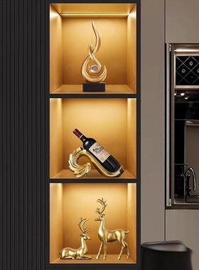 酒柜装12345678饰厅品客摆件视轻奢高档风生水电柜玄关办公室起家