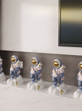 宇航员摆件家居客厅玄关电视酒柜办公室桌面装饰品乔迁礼物太空人