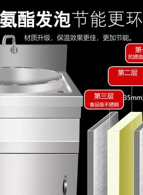 商用煮面 面炉高效节能保温开 门麻辣烫粉冒菜锅拉面 面炉燃气电