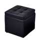 Clothing store barber shop household solid wood shoe replacement stool simple modern storage stool leather pier long foot storage stool
