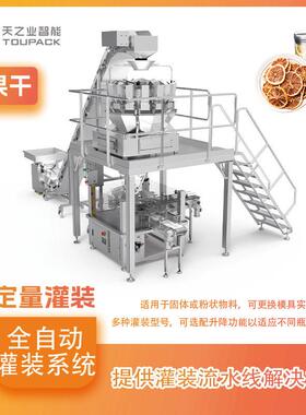 自动转盘振动称重灌装系统糖果果干固体类定量灌装线