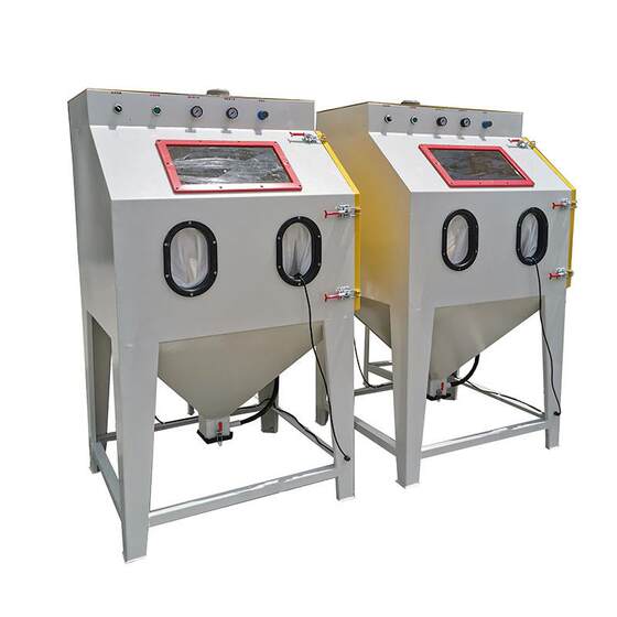 Dust-free and environmentally friendly small manual high-pressure polishing refurbished sandblasting machine crystal jade trophy rust removal sandblasting machine