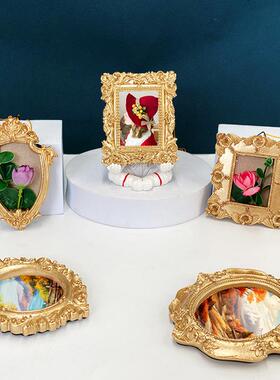 跨境创意圣诞树家居装饰挂件相框可放相片墙壁装饰立体挂饰品