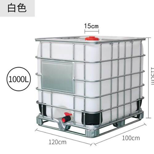 全新吨桶1000l铁架吨桶IBC散装桶化工塑料吨桶白色酒精桶废油桶 - 图2