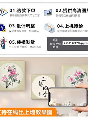 挂画个性来图个性装饰画定做婚纱照片挂画订制文字大尺寸喷绘挂画