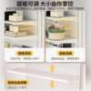 Hole plate storage rack floor-standing shelf desk vertical wall storage display rack student home desktop bookcase