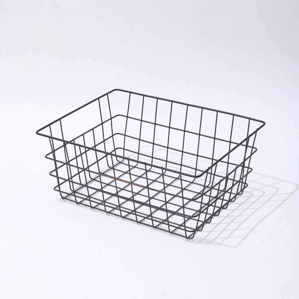 铁艺收纳篮厨房零食收纳筐日式桌面网格篮子衣柜整理置物筐收纳框,淘宝优惠券,粉丝福利购,淘宝优惠卷