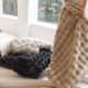 Tuscan rabbit hair short velvet casual cover blanket light luxury high-end sofa blanket soft warm velvet blanket bedroom blanket