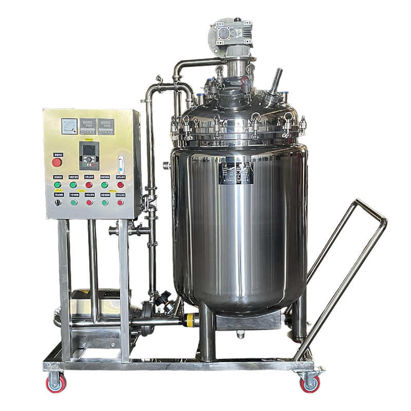 卫生级液液体罐实验室反应搅拌高温高压化工电加热配不锈钢罐釜 - 图1