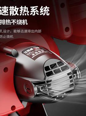 德国大功率锂电鼓风机环卫吹树叶落叶工业用充电吹风机强力暴风枪