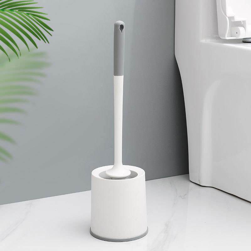 Toilet brush household no dead ends toilet brush cleaning set artifact wall-mounted toilet one-piece long handle