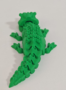 打印鳄鱼鳄鱼关节嘴巴3D模型摆件