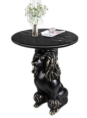 创意狗茶几边几落地摆件家居休闲卧室床头乔迁客厅ins风艺术