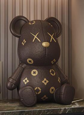 暴力熊客厅摆件存钱罐可进可出电视柜台面轻奢上档次桌面家居饰品