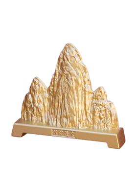 新中式招财进宝金山银山假山创意装饰品小摆件客厅办公室茶桌桌面