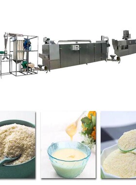 速溶营养粉膨化机餐粉生产线玉米粉膨化机全自动食品膨化机