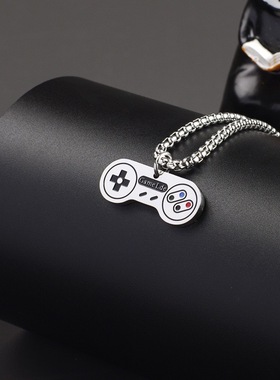 游戏机回忆手柄项链情侣配饰项链