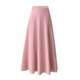 Korean style knitted skirt for women in autumn and winter new high-waisted A-line sweet age-reducing pleated mid-length skirt for small people umbrella skirt