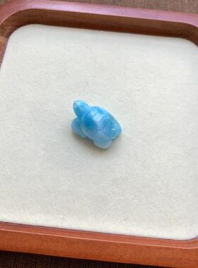 海纹石小乌龟吊坠拉利玛龙龟项坠手链坠锁骨链挂件27.3*19.3*12.9