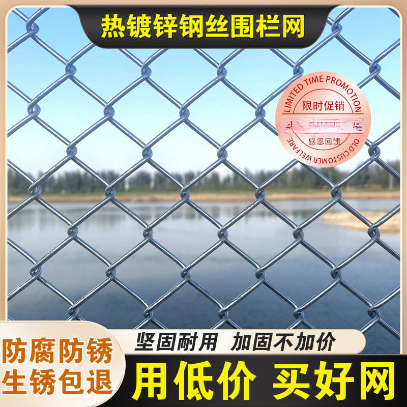 热镀锌铁丝网围栏栅栏户外养殖防护钢丝网圈果园养鸡拦牛羊安 - 图0