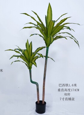 客厅装饰落地仿真巴西铁树绿植餐厅室内绿植造景巴西铁盆栽