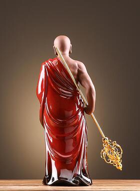 正品中式地藏菩奉萨居家办王公堂室玄关寺庙佛陶瓷佛像供摆件