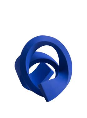 扭曲彩色飘带摆件北欧简约创意家居酒店样板房客厅玄关餐厅装饰带