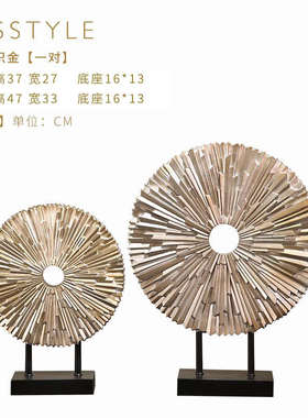 欧式玄关麋鹿摆件家居饰品美式客厅电视柜酒柜软装饰品工艺品摆设