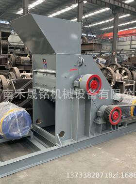 厂家直供双极破碎机煤矸石鹅卵石建筑垃圾制砂机双击细碎粉碎机