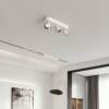 Surface-mounted anti-glare double-headed three-head spotlight folding ceiling downlight adjustable angle photography balcony restaurant LED light