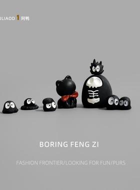 无聊瞭！让棒棒糖幽灵陪你情绪解压桌面小摆件工位装饰万圣节礼物