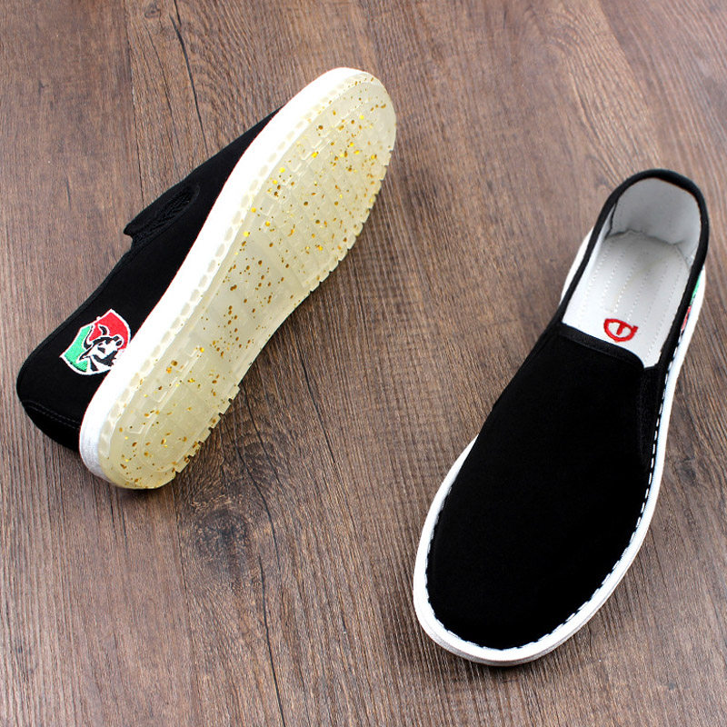 老北京布鞋男夏季新款加厚千层底