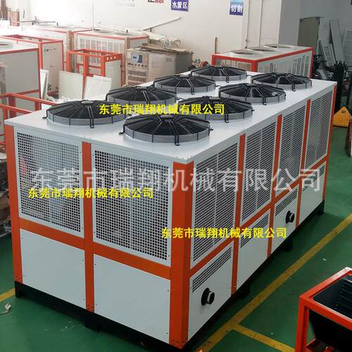 螺杆式风冷冷水机组工业水冷100HP风冷式螺杆冰水机大型制冷设备 - 图2