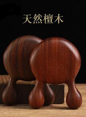 新款直销金丝檀木鼻刮器美鼻部按摩器 刮痧面部按摩拨筋棒经络按