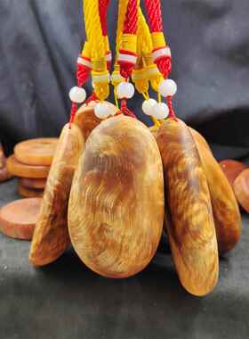 北沉香琥珀木文玩手把件 东北松明子吊坠挂件 原木块手串家居摆饰