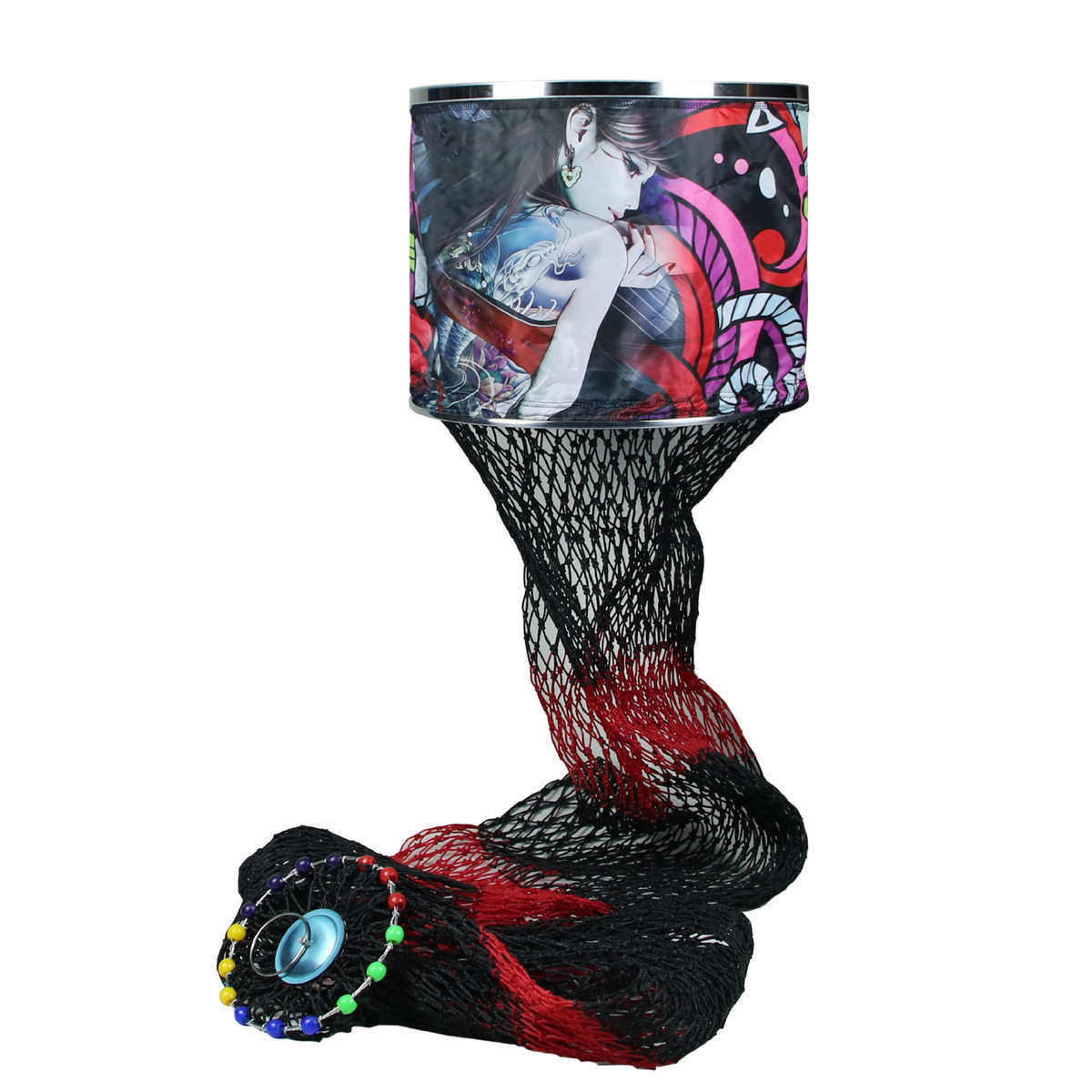 手工编织88股黑坑鱼护千斤护双层口布不锈钢圈加粗聚乙烯编织渔护,淘宝优惠券,粉丝福利购,淘宝优惠卷