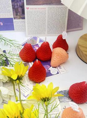 Internet-famous strawberry decorations, creative strawberry