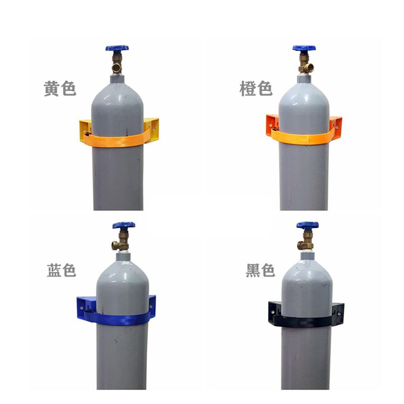 升放置架支座气体轮氩气护栏气瓶支架钢瓶固定架落地带柜子固定座 - 图3