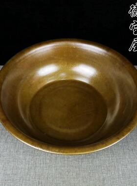 纯铜水瓢 大号铜瓢 铜水勺黄铜大勺铜马勺老式纯手工铜锅铜盆脸盆