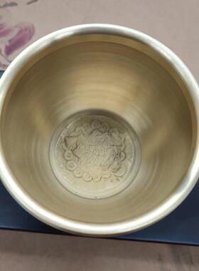 铜A321143摆黄铜水缸办公摆件客室件厅小号纳福米缸聚宝缸盆家居