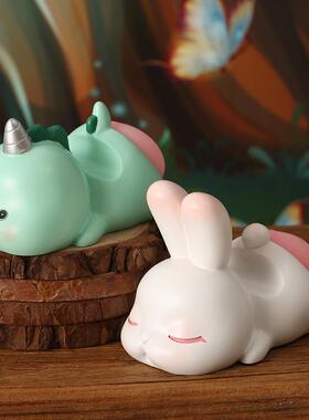 新款直销新款可爱动物手机支架 懒人神器桌面摆件树脂便携式立体