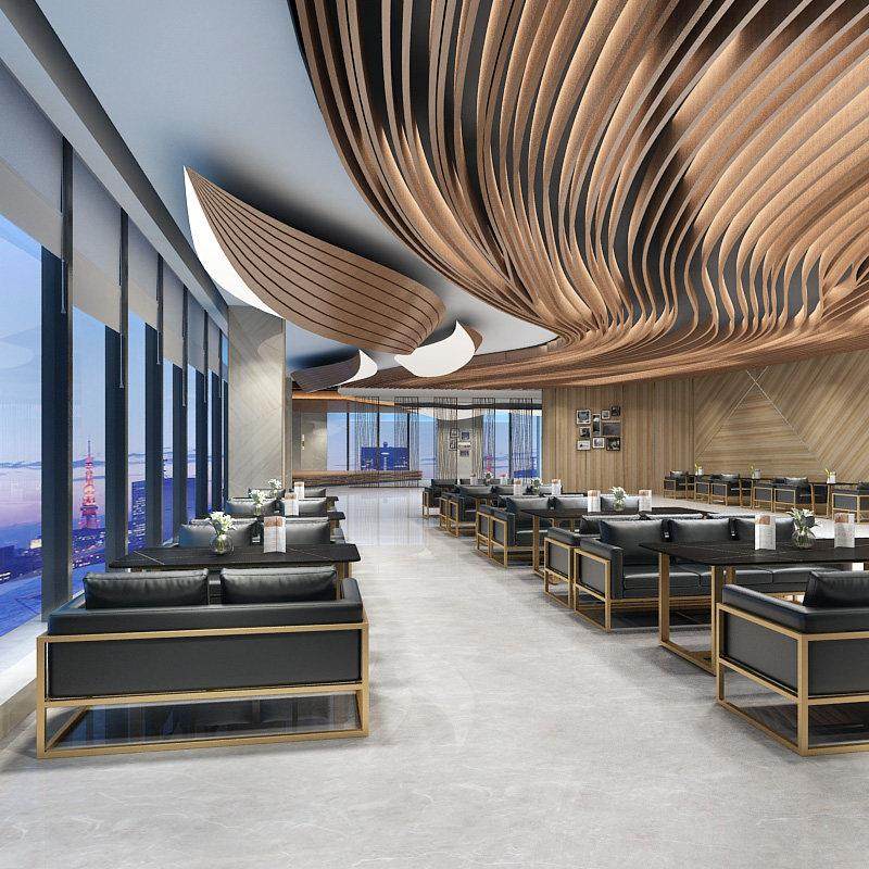 北欧茶楼餐吧休息区咖啡厅休闲 会客商用皮革茶餐厅沙发卡座餐桌,淘宝优惠券,粉丝福利购,淘宝优惠卷