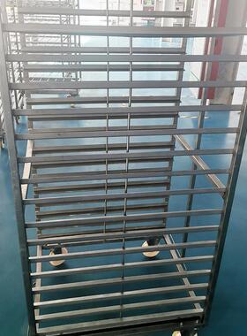 厂家供应食品架车可移动不锈钢食品冷冻架车蒸烤烘干晾晒用架车