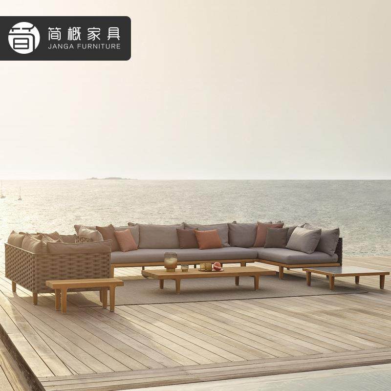 北欧户外闲沙休402发别酒店沙滩边海景墅房藤编室海外大沙发茶几,淘宝优惠券,粉丝福利购,淘宝优惠卷